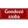 Gondozó szoba 25x10 cm