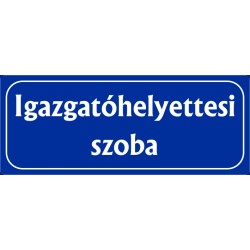 Igazgatóhelyettesi szoba 25x10 cm