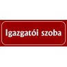 Igazgatói szoba 25x10 cm