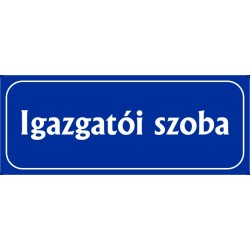 Igazgatói szoba 25x10 cm