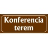 Konferencia terem 25x10 cm