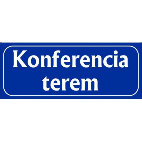 Konferencia terem 25x10 cm