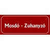 Mosdó - Zuhanyzó 25x10 cm