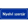 Nyelvi szertár 25x10 cm