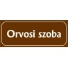 Orvosi szoba 25x10 cm