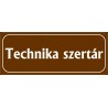 Technika szertár 25x10 cm