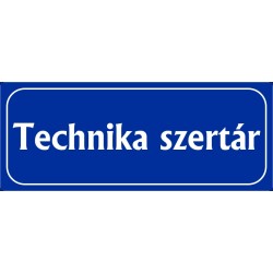 Technika szertár 25x10 cm