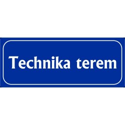 Technika terem 25x10 cm