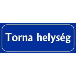 Torna helység 25x10 cm