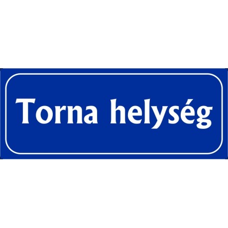 Torna helység 25x10 cm