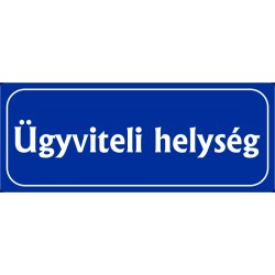 Ügyviteli helység 25x10 cm