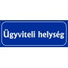 Ügyviteli helység 25x10 cm