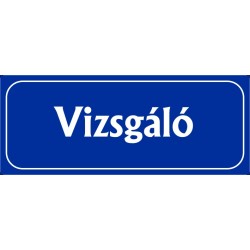 Vizsgáló 25x10 cm