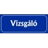 Vizsgáló 25x10 cm