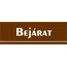 Bejárat 30x10 cm