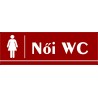 Női WC 30x10 cm