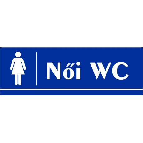 Női WC 30x10 cm