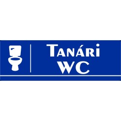 Tanári WC 30x10 cm