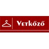 Vetkőző 30x10 cm