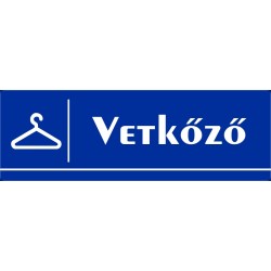 Vetkőző 30x10 cm