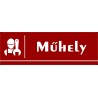 Műhely 30x10 cm