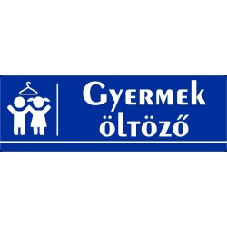 Gyermek öltöző 30x10 cm