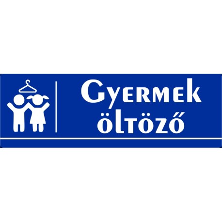 Gyermek öltöző 30x10 cm