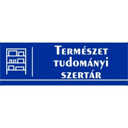 Természet tudományi szertár 30x10 cm