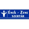 Ének-Zene szertár 30x10 cm