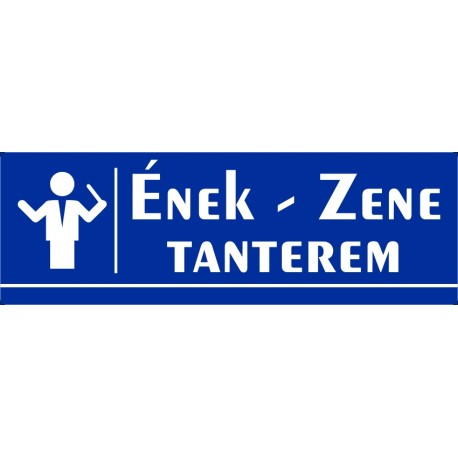 Ének-Zene tanterem 30x10 cm