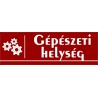 Gépészeti helység 30x10 cm