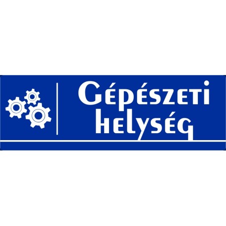 Gépészeti helység 30x10 cm