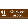 Gondozó szoba 30x10 cm