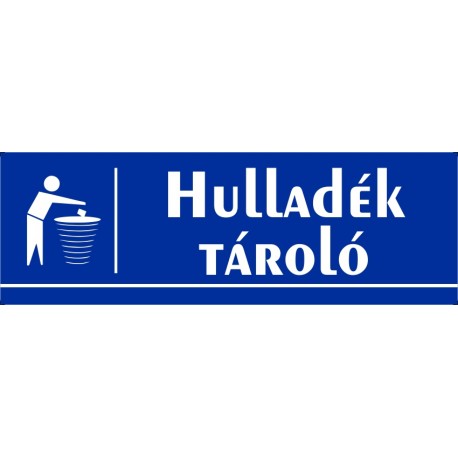 Hulladék tátoló 30x10 cm