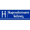 Kapcsolattartó helység 30x10 cm