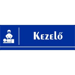 Kezelő 30x10 cm