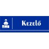 Kezelő 30x10 cm