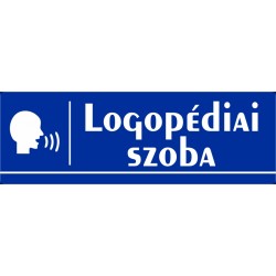 Logopédia szoba 30x10 cm