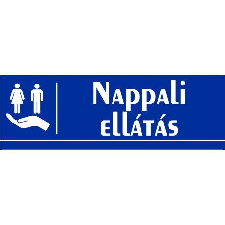 Nappali ellátás 30x10 cm