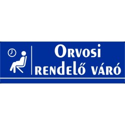 Orvosi rendelő váró 30x10 cm