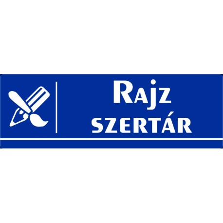 Rajz szertár 30x10 cm