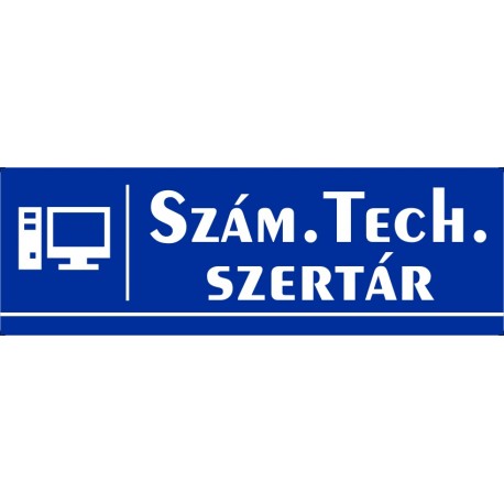 Szám. tech. szertár 30x10 cm