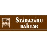 Szárazáru raktár 30x10 cm