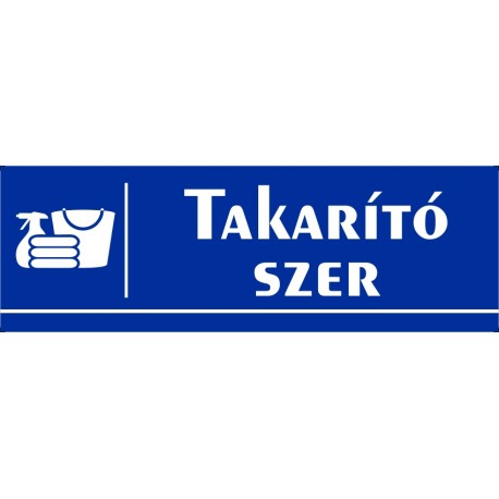 Takarító szer 30x10 cm