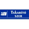 Takarító szer 30x10 cm