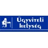 Ügyviteli helység 30x10 cm