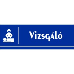 Vizsgáló 30x10 cm