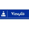 Vizsgáló 30x10 cm