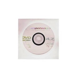 DVD-R Esperanza 4.7 GB írható papír tokos