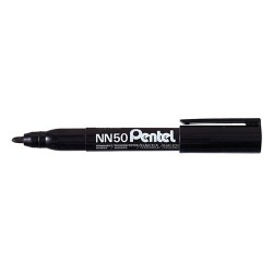 Marker Pentel NN50-A permanent kerek 5.0 mm fekete